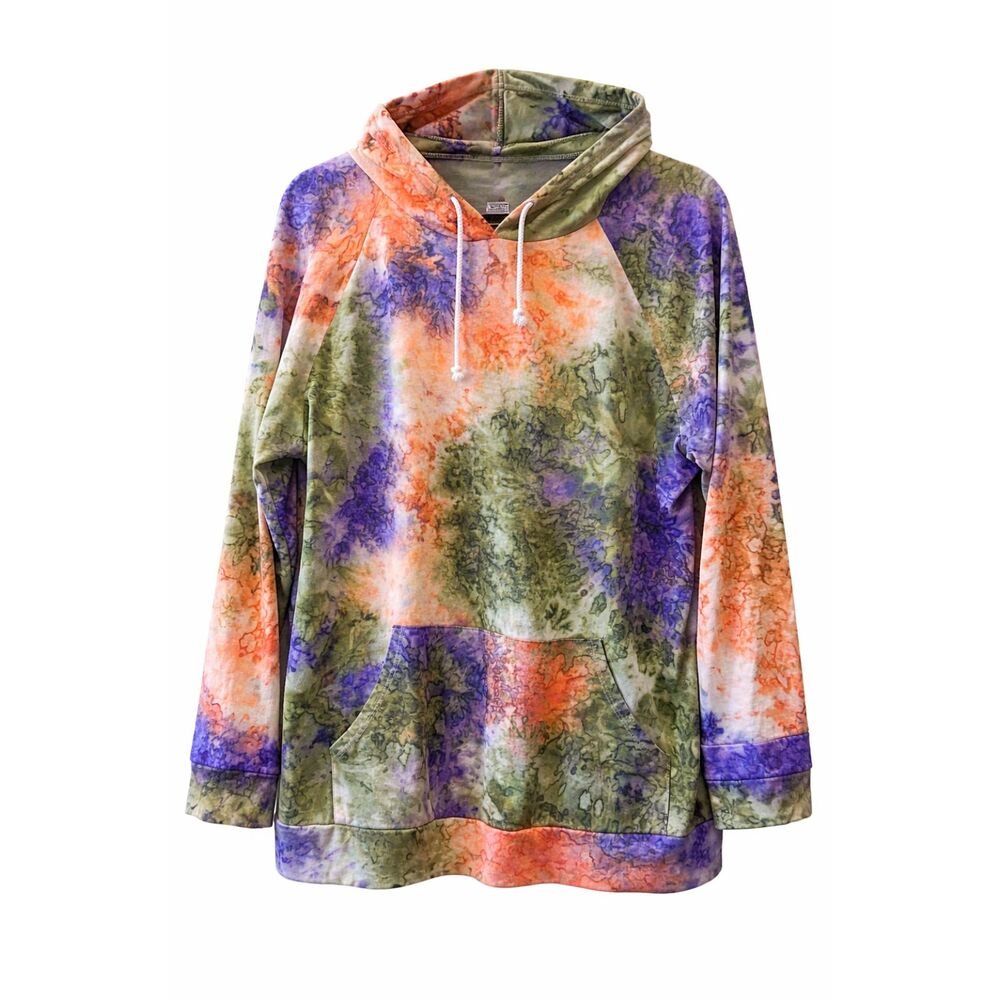 Lightweight tie dye print Hoodie